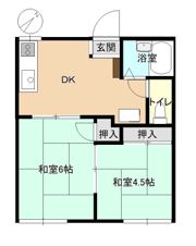 コーポひろえの間取り画像