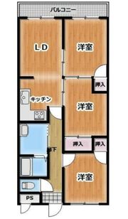 セゾン・クラスト庄能の間取り画像