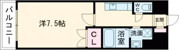 リファレンス小倉駅前の間取り画像
