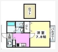 ネオメゾン小山B棟の間取り画像