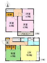 川成新町鈴木戸建の間取り画像
