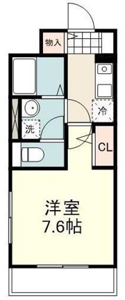 AFCレジデンスⅩⅥの間取り画像