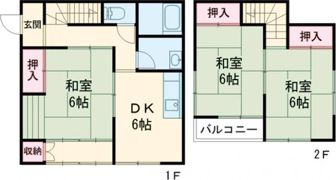 嵐山戸建の間取り画像