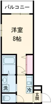 MELDIA東青梅の間取り画像