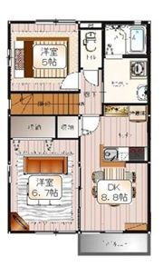 ペットケアビレッジ小手指南Cの間取り画像