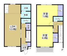 ツインズの間取り画像