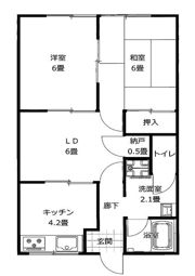 SSコーポ テラの間取り画像