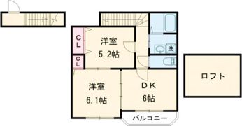 シャルマンコートBの間取り画像