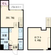 シエルクレール姪浜1番館の間取り画像