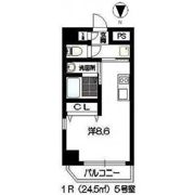 パレット駅西の間取り画像