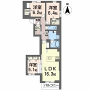 Avance東草深WESTの間取り画像
