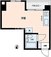 鳥越尾形シャルムの間取り画像