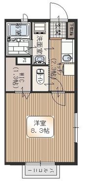 ハピネス松ヶ丘の間取り画像
