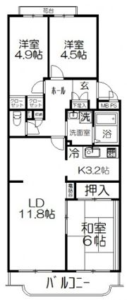 大宮七里ハウスの間取り画像