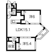 オルセー厚別中央IVの間取り画像