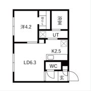 Bell Court東札幌(ベルコート東札幌)の間取り画像