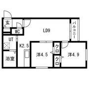 グランデール南郷の間取り画像