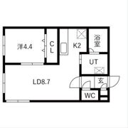 グランデール南郷の間取り画像