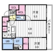 AORIO北大前の間取り画像