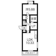 イーストムーン4・16の間取り画像