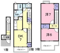 ブリシャール オーラ トレスの間取り画像