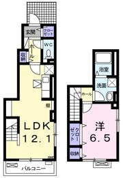 アンジュ東原Ⅱの間取り画像