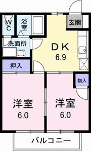 リバティハイムの間取り画像