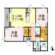 グラナーデ江戸川Bの間取り画像