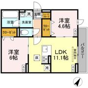 セレスティア細田Aの間取り画像