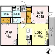 セレスティア細田Aの間取り画像