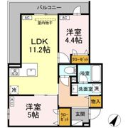 セレスティア細田Aの間取り画像
