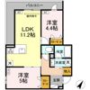 セレスティア細田Aの間取り画像