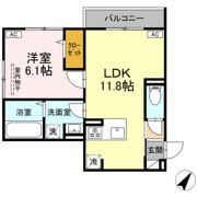 セレスティア細田Bの間取り画像