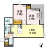 セレスティア細田Cの間取り画像