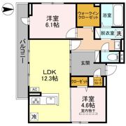 (仮称)D-ROOM高槻市宮田町3丁目PJの間取り画像