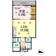 メロディア寿の間取り画像