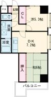 エスポワール六ツ門の間取り画像
