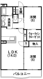 グレイスの間取り画像