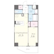 ルアナ北梅田の間取り画像