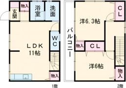 グリーンウィルの間取り画像