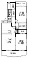 ティアラⅧの間取り画像