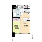 エスリードレジデンス梅田グランゲートの間取り画像