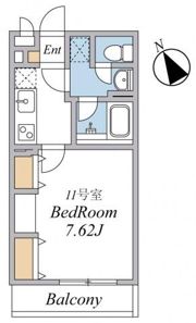 ウィンドテラス大久保Ⅲの間取り画像