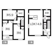 りずむはうす αの間取り画像