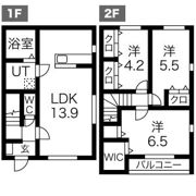 Grandir木更津Ⅲ棟の間取り画像