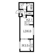 グランヴェール月寒中央の間取り画像