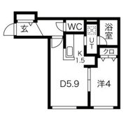 precious NAKANOSHIMA(プレシャスナカノシマ)の間取り画像