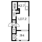Crea Maison発寒南East(クレアメゾン)の間取り画像