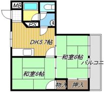 光和荘の間取り画像