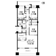 プレストンフォーレの間取り画像